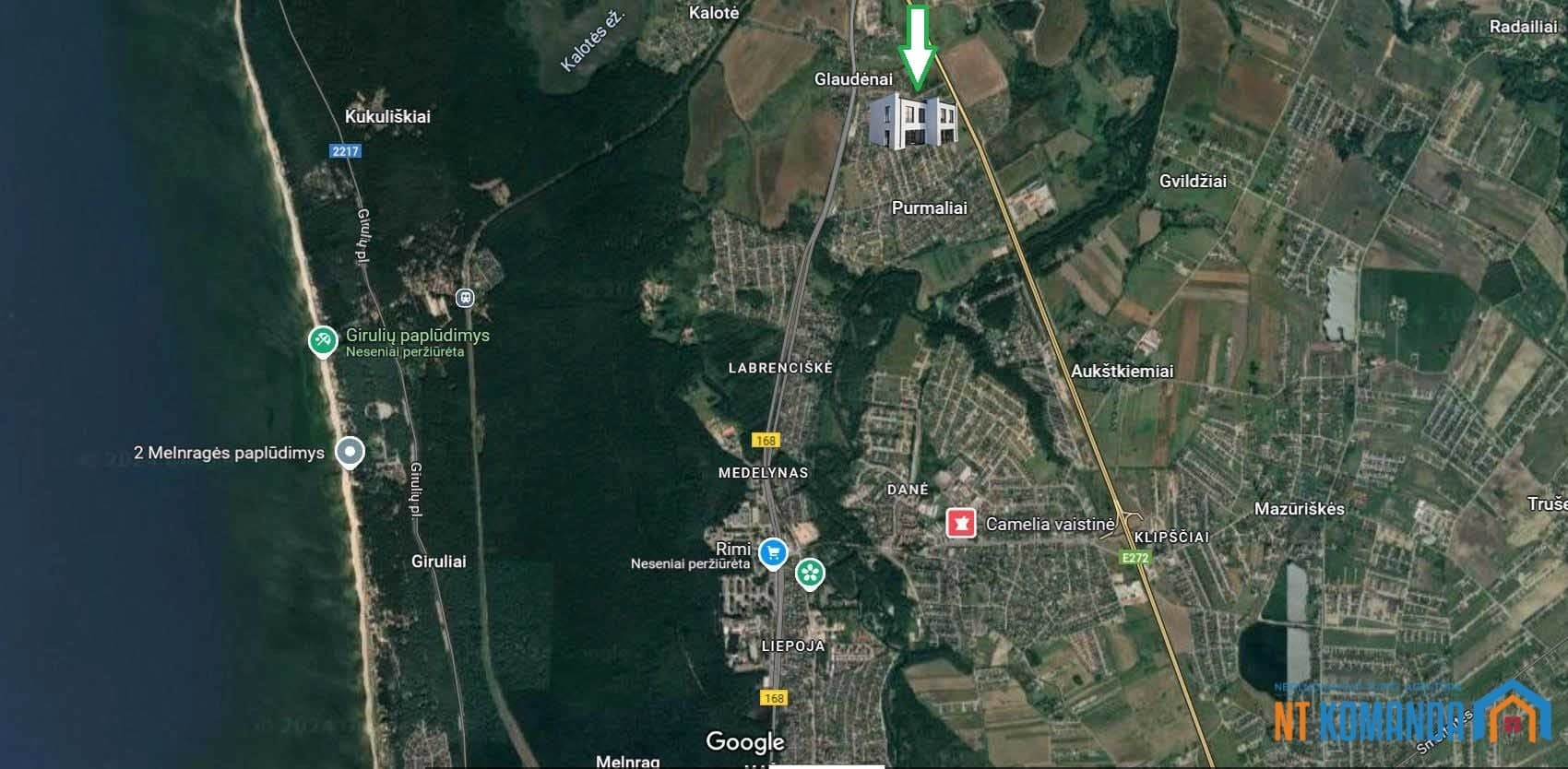 Parduodamas 79 kv.m. kotedžas su daline apdaila Kalotėje, Klaipėdos raj.