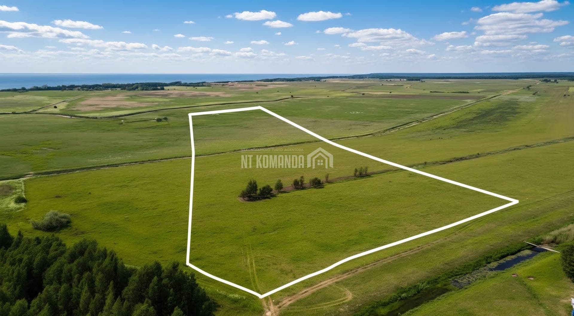 Žemės sklypai — Parduodamas 3.5 ha žemės sklypas Šventojoje